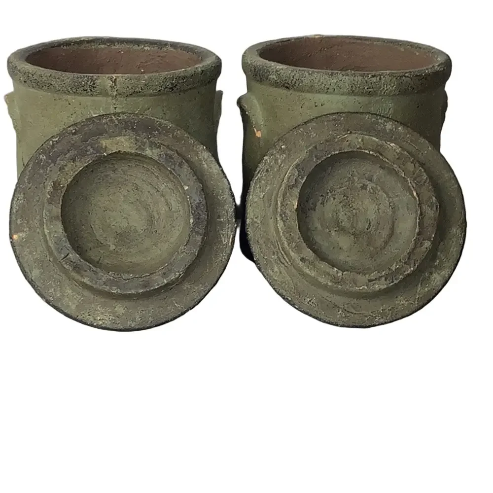 Set of 2 Vintage Crocks with Lids - Picture 7 of 7
